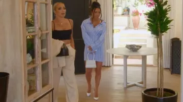 Christian Louboutin So Kate 100 escarpins en cuir blanc portés par Bre Tiesi comme on le voit dans Selling Sunset (S09E07)