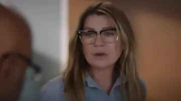 Miu Miu Mu 11XV worn by Meredith Grey (Ellen Pompeo) as seen in Grey's Anatomy (S22E04)