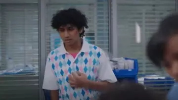 Pj Paul Jones Polos Vintage Striped usados por Winston Ndugu (Anthony Hill) como se ve en Grey's Anatomy (S22E04)