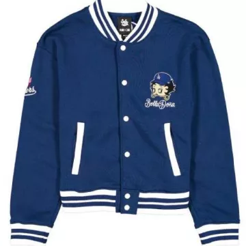 Los Angeles Dodgers Varsity Bomber Jacket of New Era x Bella Doña x Betty Boop