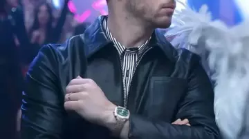 Una Película de Navidad Muy Jonas Chaqueta de Cuero Nick Jonas