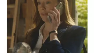 Molly Parker Doc S02 Navy Jacket of Dr. Amy Larsen (Molly Parker) in Doc (S02E01)