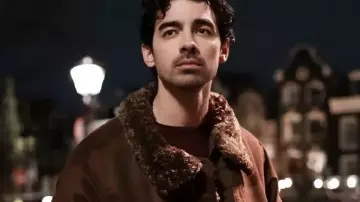 A Very Jonas Christmas Joe Jonas Shearling Jacket worn by Joe Jonas (Joe Jonas) as seen in A Very Jonas Christmas Movie
