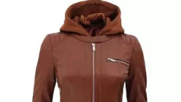 Women’s Brown Leather Motorcycle Jacket
