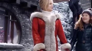 Crónicas de Navidad 2 Abrigo de la Sra. Claus usado por la Sra. Claus (Goldie Hawn) como se ve en Las Crónicas de Navidad