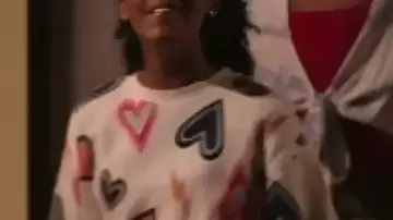 Braxton Paul Crutch 2025 Sweat-shirt à imprimé cœur