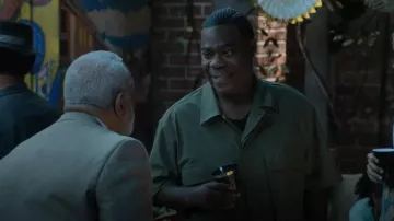 Givenchy Nylon Short-Sleeve Shirt Pocket Shirt worn by Francois (Tracy Morgan) as seen in Crutch (S01E01)