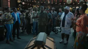 Zimmermann Printed Linen and Silk-blend Maxi Skirt worn by Antoinette (Kecia Lewis) as seen in Crutch (S01E01)