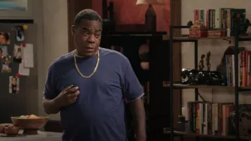 PS by Paul Smith Jacquard T-shirt à embouts contrastés porté par Francois (Tracy Morgan) comme on le voit dans Béquille (S01E02)