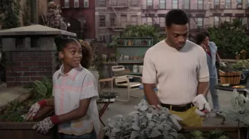 Reiss Cesca Cotton Broderie Shirt worn by Jamilah (Adrianna Mitchell) as seen in Crutch (S01E02)