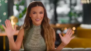 Cult Gaia Taraji Sleeveless Top worn by Chrishell Stause as seen in Selling Sunset (S09E04)