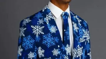 The Young Frosty Snowflake Christmas Blazer