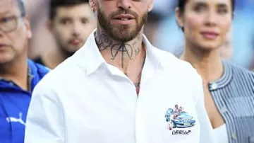 Sergio Ramos LA 2025 White Graphic Shirt