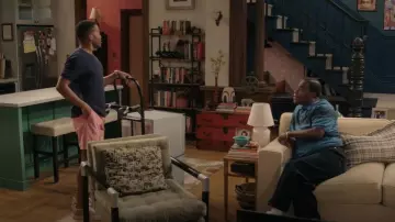 PS Paul Smith Pull à rayures en laine mérinos Polo en tricot à coupe régulière porté par Francois 'Crutch' Crutchfield (Tracy Morgan) comme on le voit dans Béquille (S01E02)