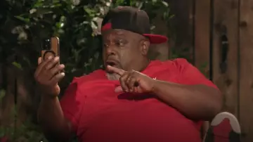 Psycho Bunny Classic Crew worn by Calvin Butler (Cedric the Entertainer) as seen in Crutch (S01E03)