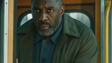 Hijack Season 2 Idris Elba Green Coat worn by Sam Nelson (Idris Elba) in Hijack (S01)