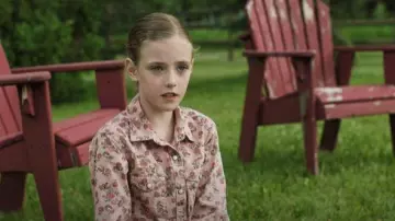 Chemise Ariat Flowers n’Horseshoes portée par Lyndy Borden (Ruby Spencer) telle qu’elle est vue dans Heartland (S19E05)