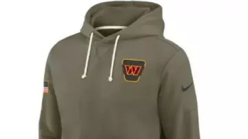 Recreation- Washington Commanders Olive 2025 Salute To Service Sideline Standard Issue Dri-FIT Hoodie