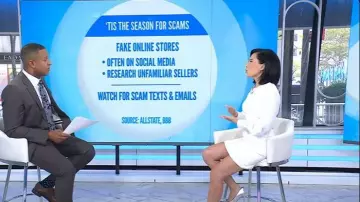 Club Monaco Long Sleeve Belted Pocket Dress worn by Vicky Nguyen as seen in Today on November 3, 2025