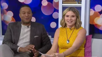 Mango Pendant Necklace worn by Jenna Bush Hager as seen in Today on November 3, 2025
