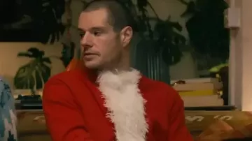 Jingle Bell Heist Connor Swindells Christmas Coat worn by Nick (Connor Swindells) as seen in Jingle Bell Heist