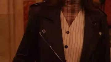 Pinstripe Vest worn by Mabel Mora (Selena Gomez) in TV Series Only Murders In The Building S05