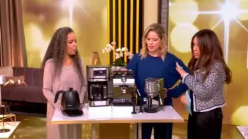 PJ Harlow Frnakie Rib Long Sleeve worn by Sunny Hostin as seen in The View on November 3, 2025