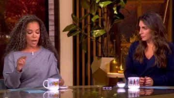 Ronny Kobo Matthieu Jersey Knit Maxi Dress worn by Sunny Hostin as seen in The View on  November 3, 2025