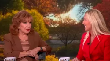 Veronica Beard Tomi Matte Crepe Jacket worn by Joy Behar as seen in The View on November 4, 2025