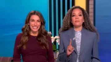 Cult Gaia Embellished Top worn by Sunny Hostin as seen in The View on November 4, 2025