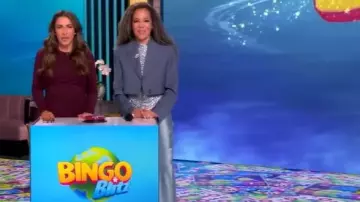 Cult Gaia Chantel Skirt worn by Sunny Hostin as seen in The View on November 4, 2025