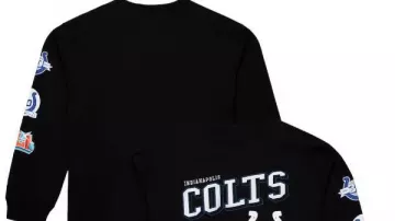 Camiseta vintage negra de los Indianapolis Colts