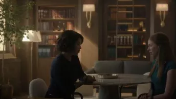 Boss V Neck Dress worn by DA Mae Silver (Gloria Reuben) as seen in Boston Blue (S01E03)