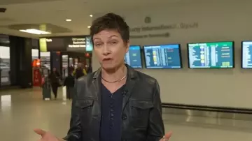 Blouson en cuir Zadig&Voltaire Liams porté par Stephanie Gosk comme on le voit dans Today le 3 novembre 2025