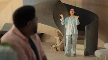 Bernadette Pyjama Louis Silk Satin worn by Molly Novak (Maya Rudolph) as seen in Loot (S03E05)