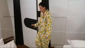 Bedhead Main Squeeze Long Sleeve Classic Stretch Jersey PJ worn by Bronwyn Newport as seen in The Real Housewives of Salt Lake City (S06E08)