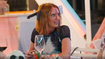 Jean Paul Gaultier Squeletor Short Dress worn by Whitney Rose as seen in The Real Housewives of Salt Lake City (S06E08)