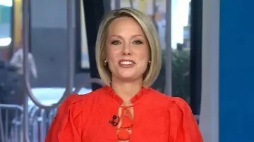 Lisi Lerch Tilly Stud worn by Dylan Dreyer as seen in Today on November 4, 2025