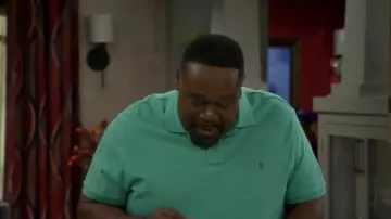 Ralph Lauren Short Sleeve Polo worn by Calvin Butler (Cedric the Entertainer) as seen in The Neighborhood (S08E04)