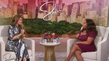 Karl Lagerfeld Embellished Knit Tweed A-line Dress worn by Sherri Shepherd as seen in Sherri on  November 4, 2025