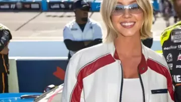 Chaqueta de campeonato de NASCAR usada por Sydney Sweeney