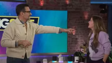 Banana Republic Slim Authentic Denim worn by Lawrence Zarian as seen in The Kelly Clarkson Show on November 4, 2025