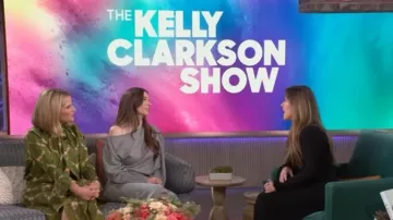 Cara Cara Sundance Top worn by Jenna Bush Hager as seen in The Kelly Clarkson Show on November 5, 2025