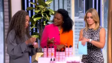 Olarsgrace Janelle Suit Set worn by Tabitha Brown as seen in The View on November 5, 2025