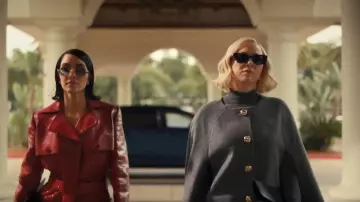 Carolina Herrera Turtleneck Wool Silk Sweater worn by Liberty Ronson (Naomi Watts) as seen in All's Fair (S01E01)