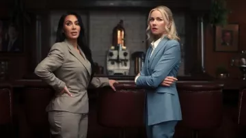 Theory Etiennette Blazer worn by Liberty Ronson (Naomi Watts) as seen in All's Fair (S01E01)