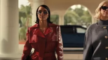 Jean Paul Gaultier Fall 2008 Couture Red Coat worn by Allura Grant (Kim Kardashian) as seen in All's Fair (S01E01)