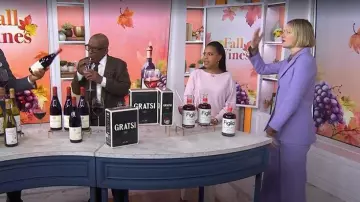 Lafayette 148 NY Gates Wool & Silk Straight Leg Pants worn by Vanessa Price as seen in Today on November 5, 2025