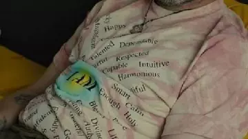 I Am Tie Dye Shirt worn by Will (Seth Rogen) in TV Series Platonic (S02)