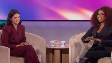 Ronny Kobo Michelle Blazer Jumpsuit worn by Selena Gomez as seen in The Jennifer Hudson Show on  October 13, 2025